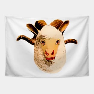 sheep mask Tapestry