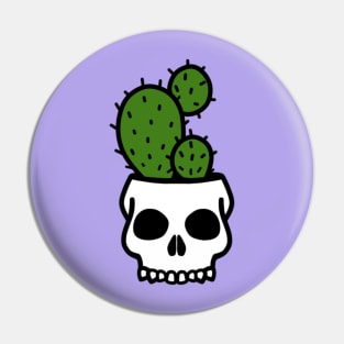 Skull planter Pin