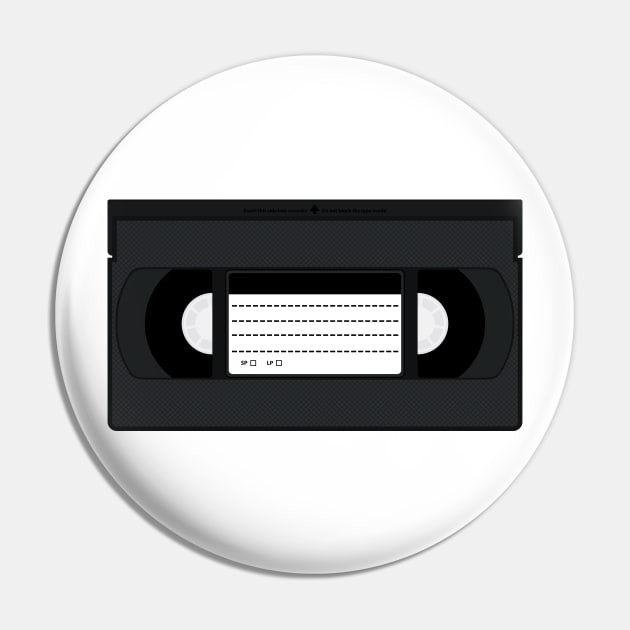 VHS tape Pin by rheyes