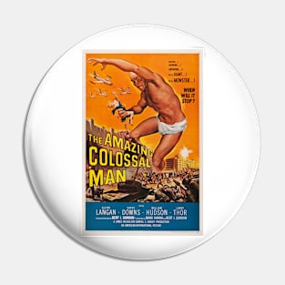 The Amazing Colossal Man Hollywood Horror Vintage Movie Pin