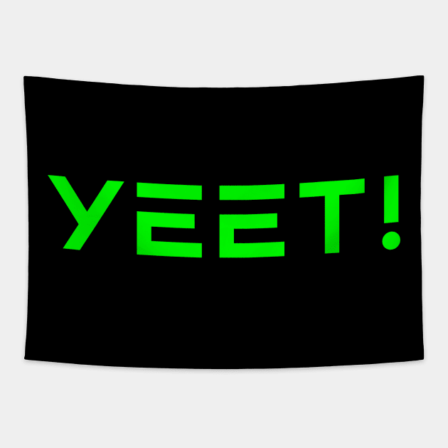 Yeet Tapestry by Boo Face Designs
