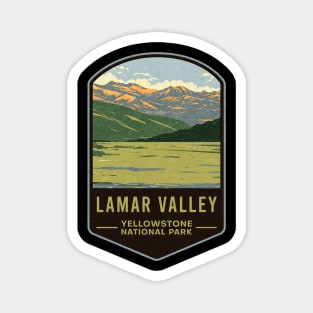 Lamar Valley Yellowstone National Park Magnet