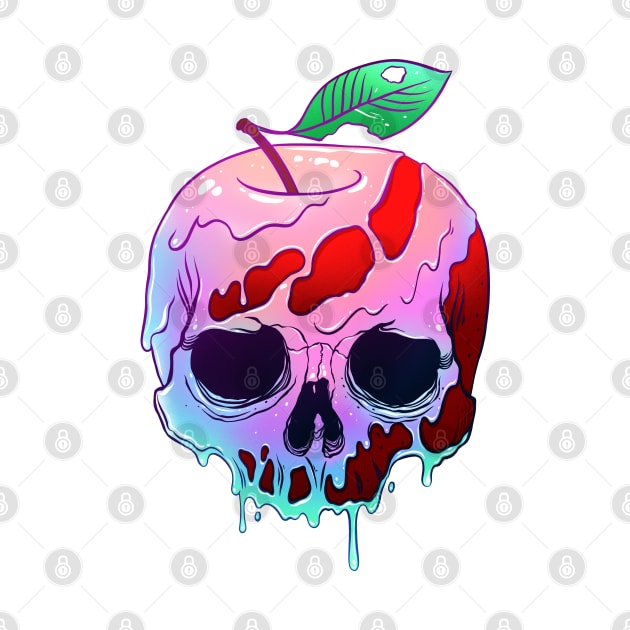 Poison Apple skull by OccultOmaStore