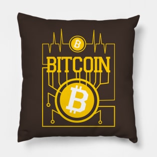 Bitcoin Cryptocurrency Pillow