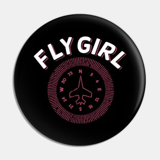 Flygirl Pilot Flight Attendant Pin