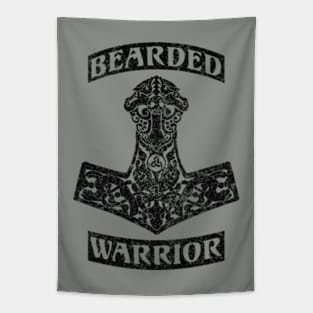 Bearded Warrior Damaged Tapestry