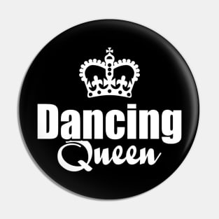 Dancing Queen with Crown Pin