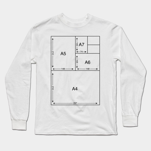 Long Sleeve T Shirt Size Chart