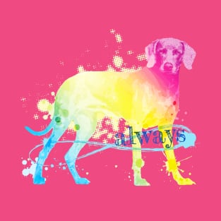 Dog Always Rainbow T-Shirt