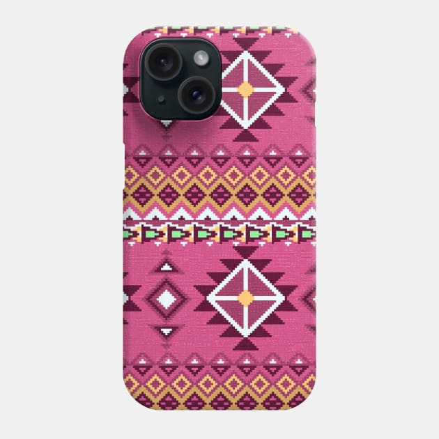 Ethnic pixel ornament #1 Phone Case by GreekTavern