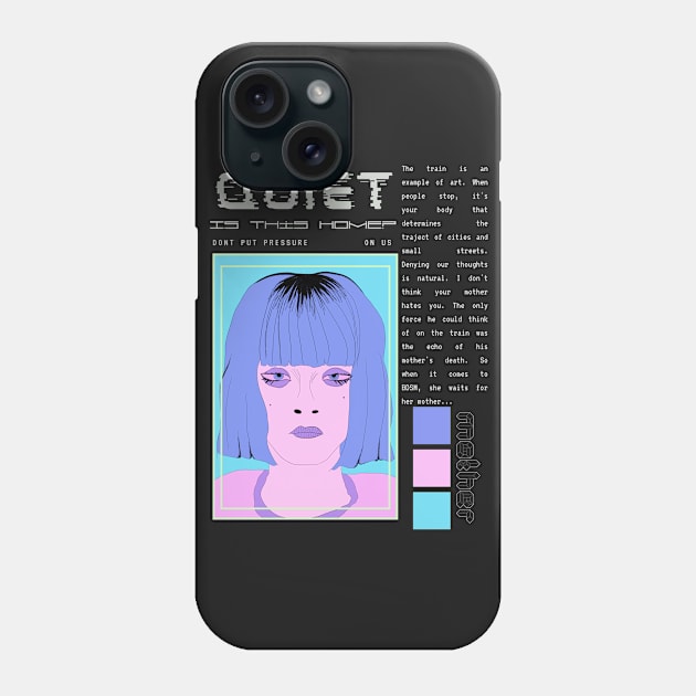 Don't Put Pressure - Cyberpunk Bad Translation Phone Case by raspberry-tea