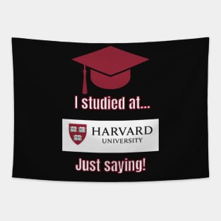 Harvard University T-Shirt, college apparel, unisex t-shirts, university t-shirts, alumni clothing, Harvard University, gift ideas, college Tapestry