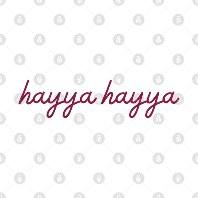 hayya hayya - maroon by habibitravels