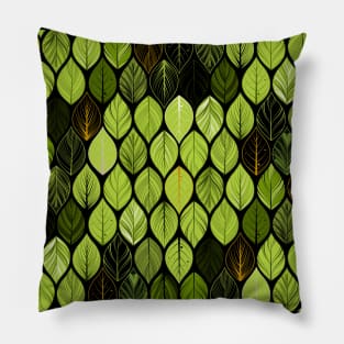 Leaf Pattern Pillow