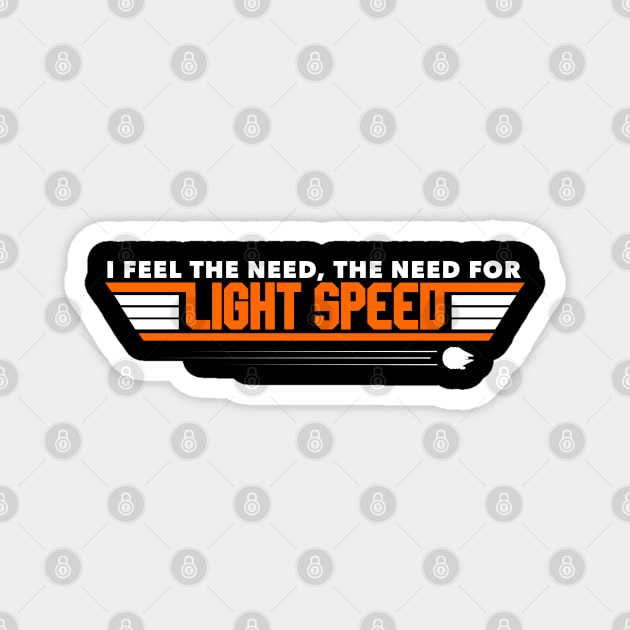 Light Speed! Magnet by ForbiddenMonster