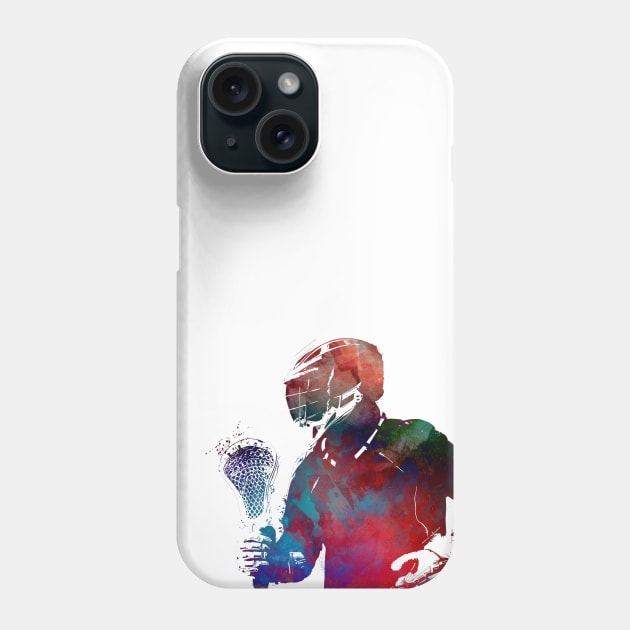 lacrosse sport art #lacrosse #sport Phone Case by JBJart