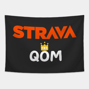 Strava QOM, Strava Running Gift, Cycling Gifts, Strava Gift Tapestry