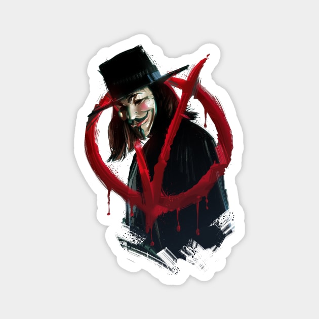 V for Vendetta Magnet by nabakumov