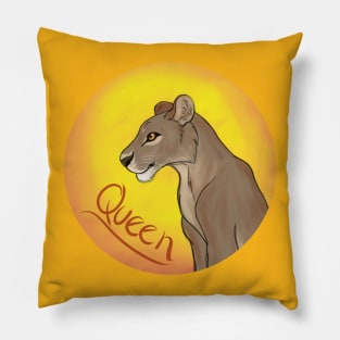 Queen Lioness Pillow