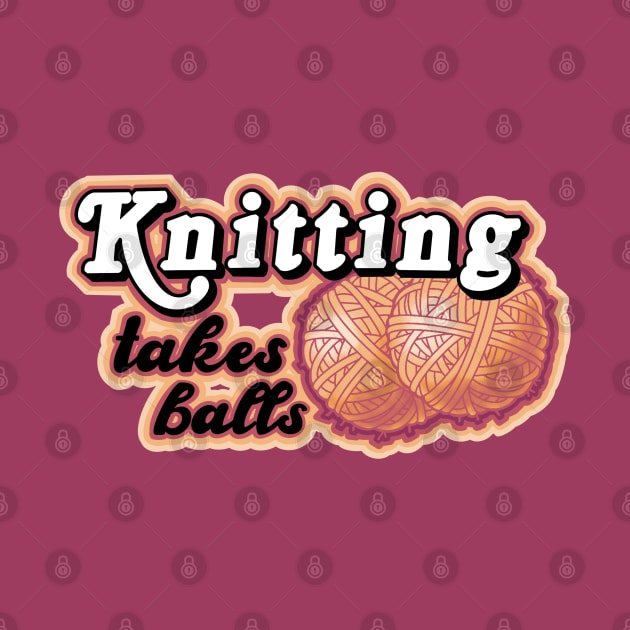 Knitting takes balls by weilertsen