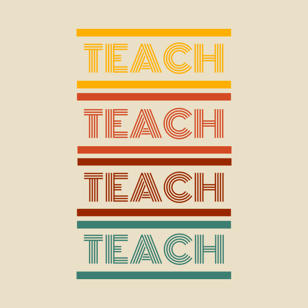 Retro Teach Teacher by S.Fuchs Design Co.