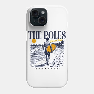 Vintage Surfing The Poles Hanna Park, Florida // Retro Surfer Sketch // Surfer's Paradise Phone Case