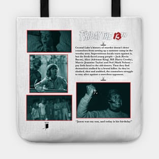 Friday the 13th (1980) Synopsis Design Tote