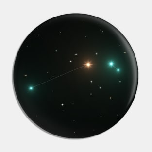 Aries Constellation Pin