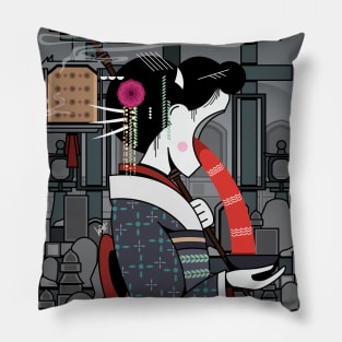 Grieving Yokai Pillow