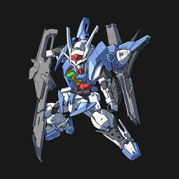 00 Sky Gundam Deform by RatjoenMerch