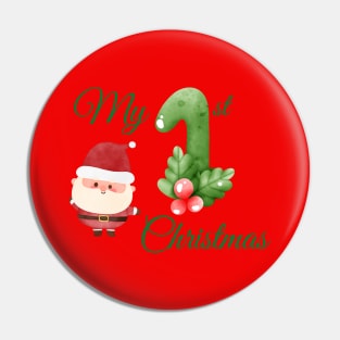 My first Christmas Pin