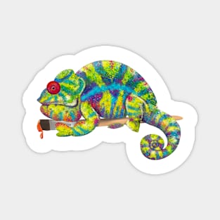 Artist Chameleon Magnet