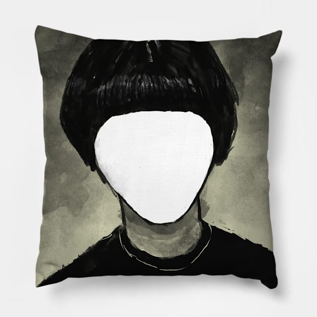 unfinished portrait Pillow by JIVe