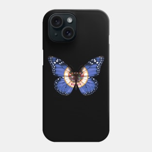 Minnesota Flag Butterfly - Gift for Minnesotan From Minnesota MN Phone Case