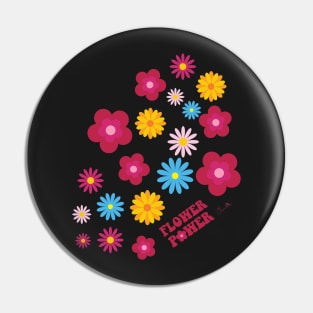 Stickers Style Spring 2023 Colorful Flower Power Pin