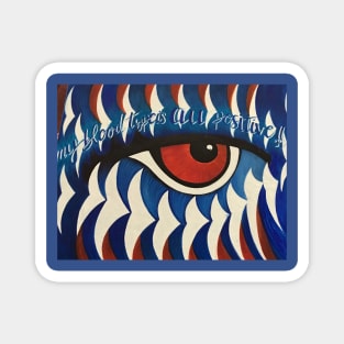 Eye of Auburn Magnet