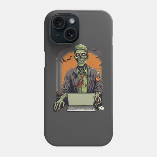 Zombie computer scientist software developer geek Phone Case