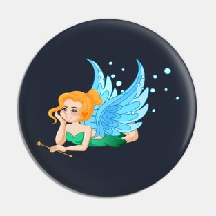 Fairy Angel and her Wand Pin
