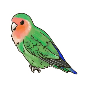 Peach-faced Lovebird T-Shirt