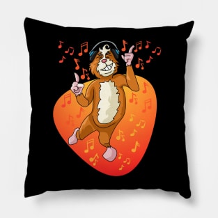 Guinea Pig Music Lover Pillow