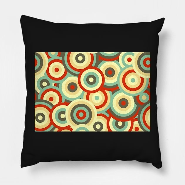 Unique Retro Pattern Pillow by Pris25