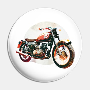 Retro vintage bike Pin