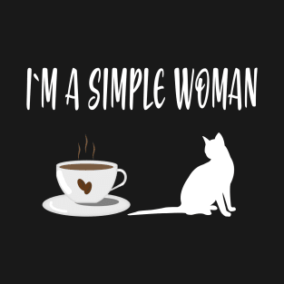 cat lover gifts  coffee woman T-Shirt