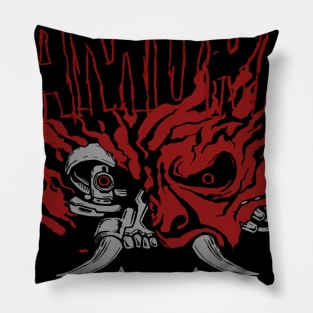 Cyber Samurai Pillow