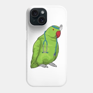 Parrot Doctor Stethoscope Phone Case