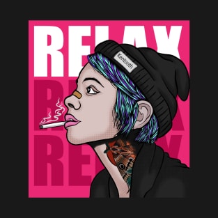 Punk Girl "RELAX" T-Shirt