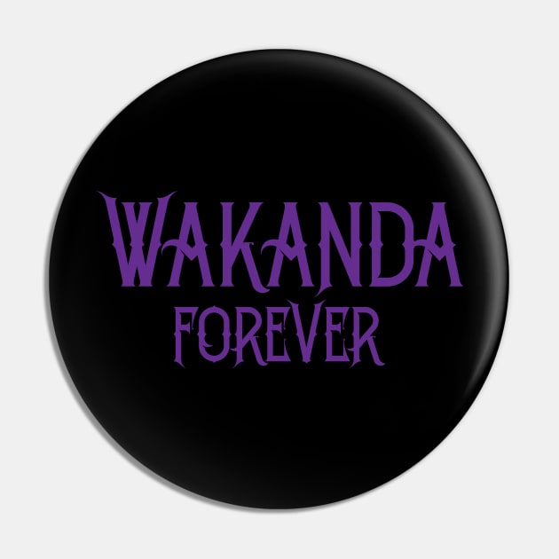 Wakanda Pin by WMKDesign