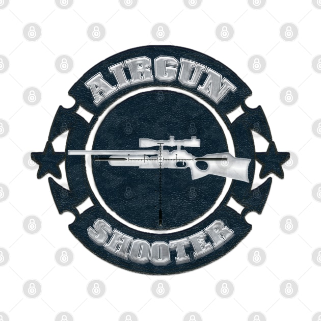 Air gun logo by German Wirehaired Pointer 