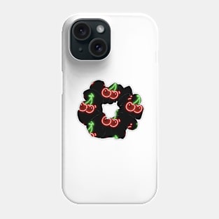 Cherry Scrunchie Sticker Phone Case