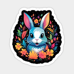 Rabbit Happiness Magnet